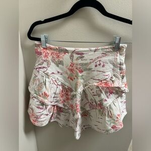 Mother 28 Patterned Denim Skirt